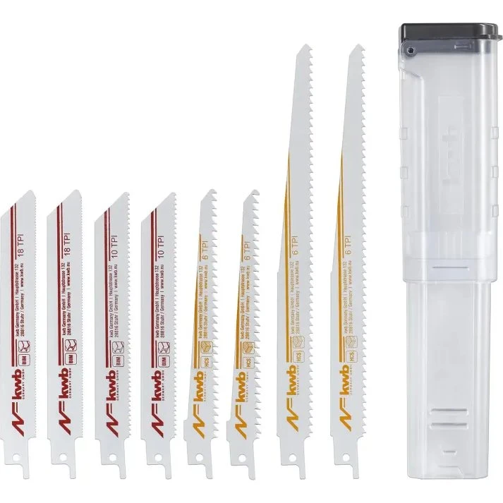 KWB Bajonetsavklinge-sæt 9 dele (BIM/HCS, 150/228/115 mm)