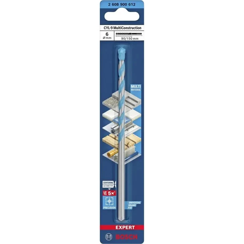 Bosch Bor Cyl Multiconstruction 6 x 150 mm