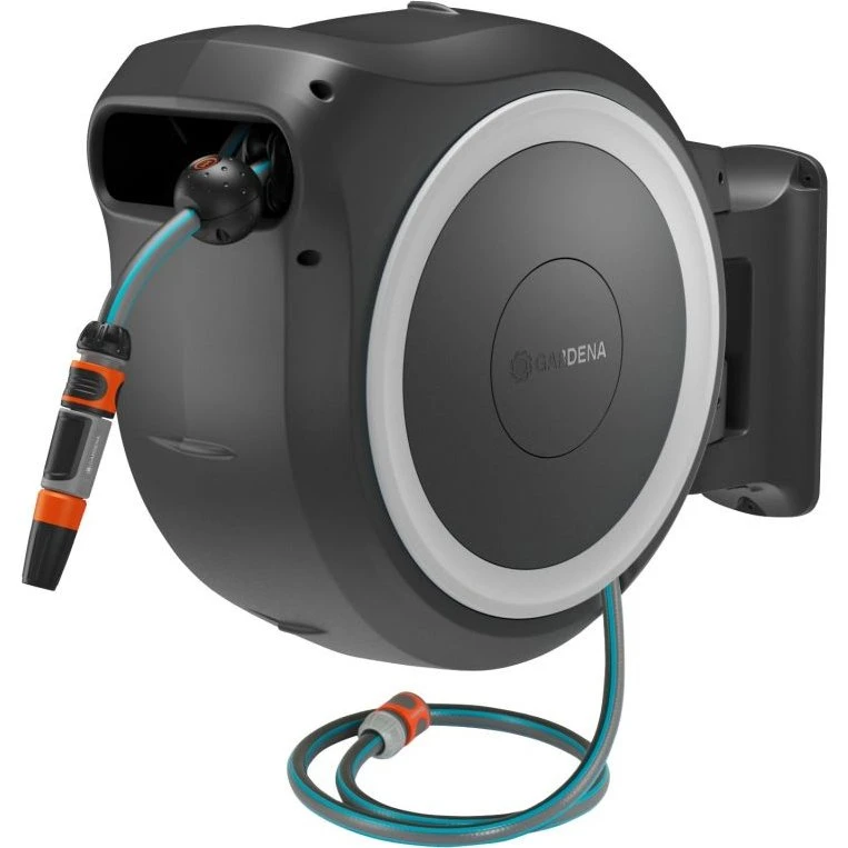Gardena PowerRoll XXL batteridrevet vægslangeboks 40 m, hvid