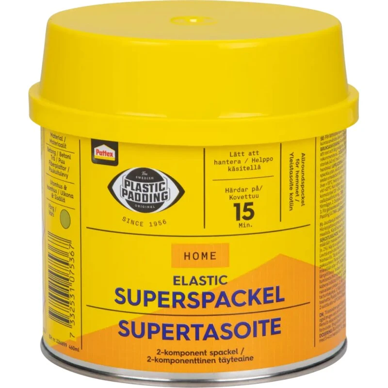 PLASTIC PADDING Spartelmasse 840 g – Elastisk 2-komp.