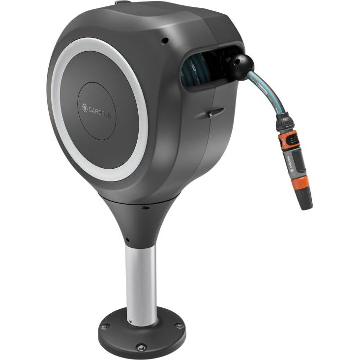 Gardena RollUp S terrasseslangeboks hvid 15 m