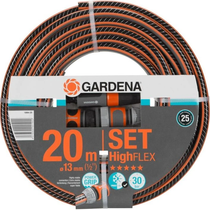 Gardena Comfort HighFLEX slange 13 mm (1/2") 20 m inkl. fittings