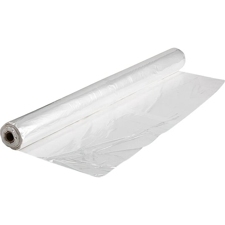 Klar plastfolie 0,07 mm – rulle 2x50 m