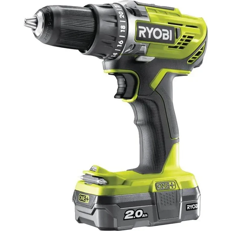 Ryobi R18DD3-120S 18V bore-/skruemaskine 2,0 Ah