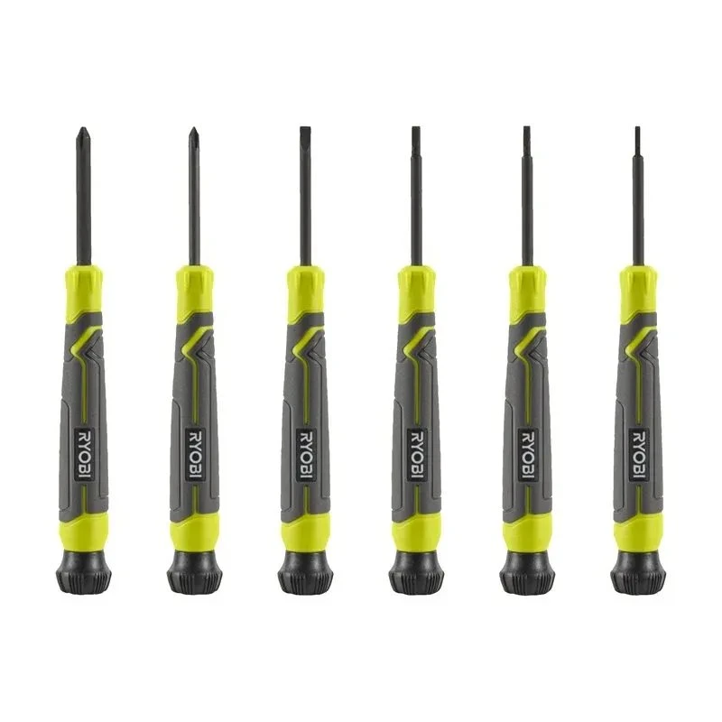 Ryobi Skruetrækkersæt RHSDSPC6 – 6 dele, grøn