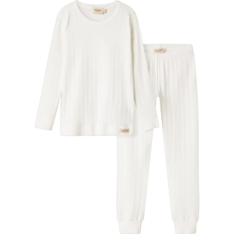 MarMar Modal Pointelle nattøj – Gentle White