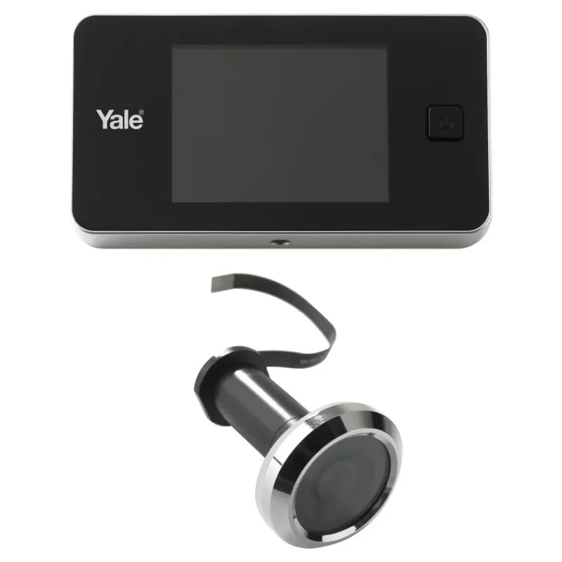 Yale DDV 500 digital dørkikkert 3,2" LCD, sølv
