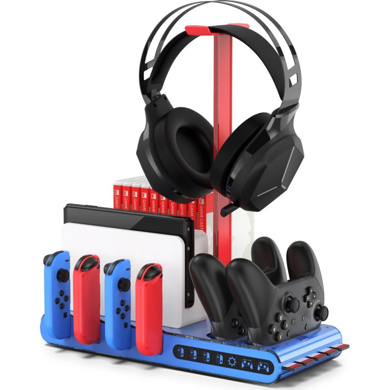 iMP TECH DLX & LED oplade- og opbevaringsstativ til Nintendo Switch