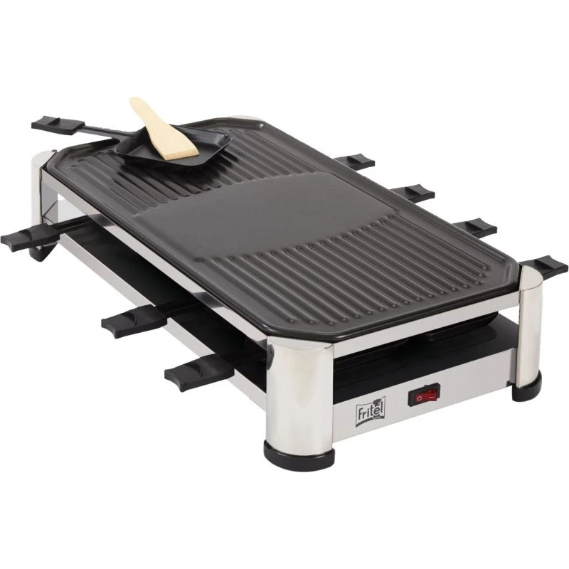 FRITEL RG 2170 Raclette-grill, rustfrit stål/krom-sort, 1500 W