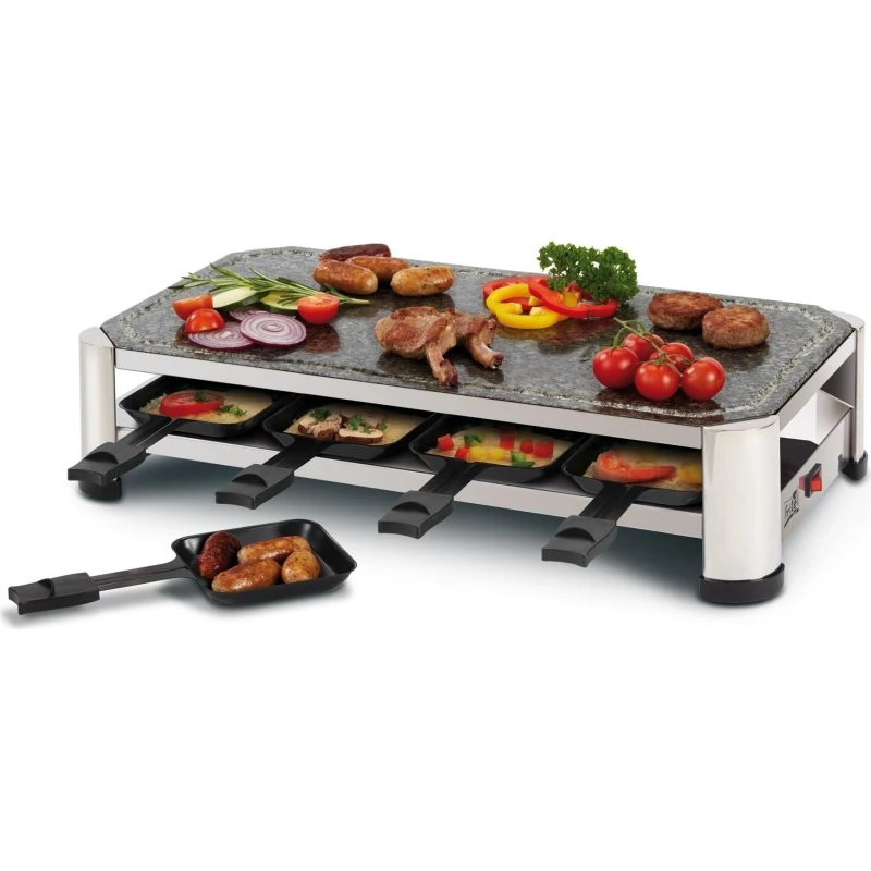 FRITEL SG 2180 Raclette 1.500 W rustfrit stålkrom/sort