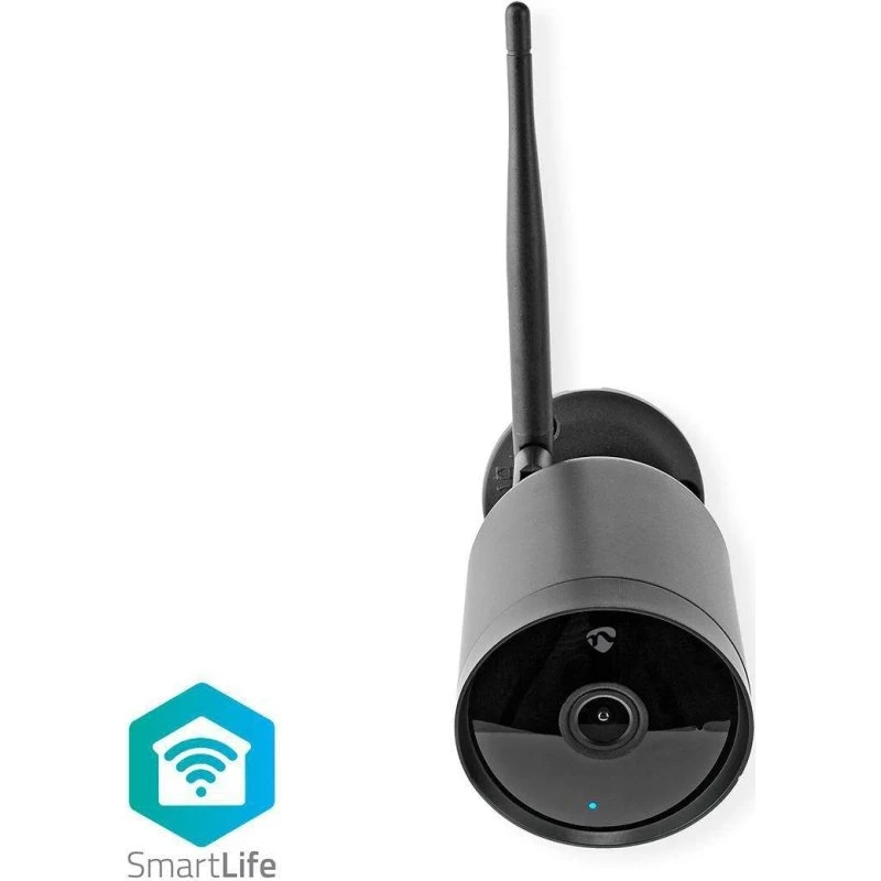 SmartLife udendørskamera Full HD 1080p, Wi‑Fi, IP65, sort