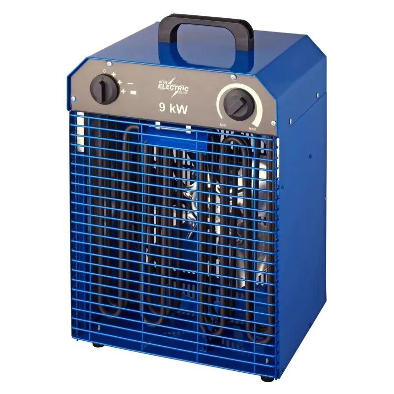 Blue Electric 9 kW Varmeblæser 400 V, blå