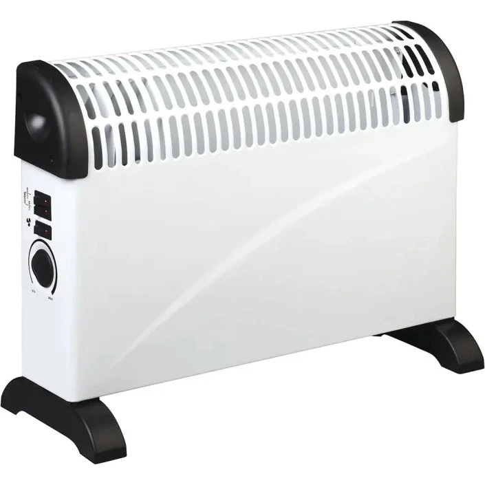 GRIPO elradiator med blæser 2000W, hvid