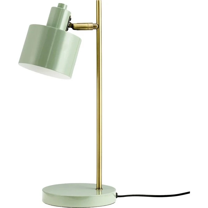 Dyberg Larsen Ocean bordlampe 43 cm – oliven/messing