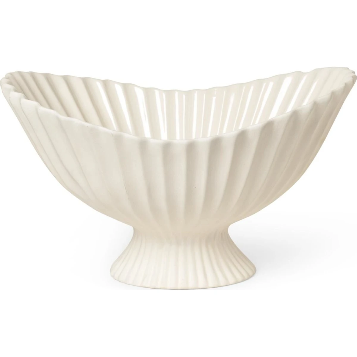 ferm LIVING Fountain Centrepiece 25x37 cm Off-white