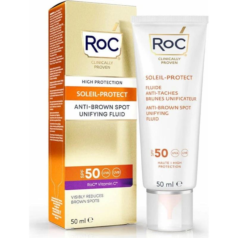 RoC Soleil-Protect Anti-Brown Spot Unifying Fluid SPF50, 50 ml