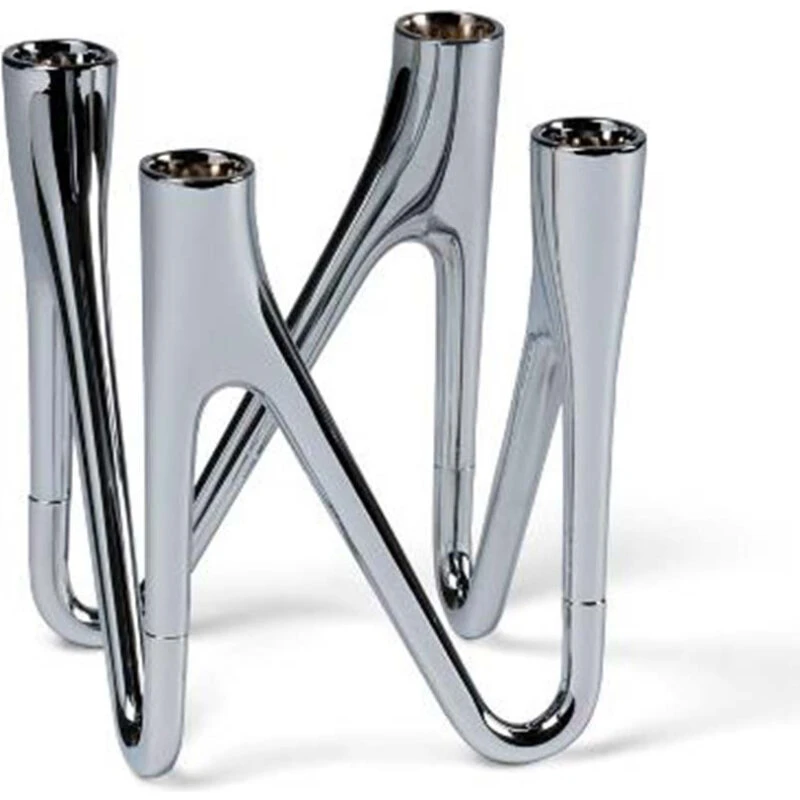 Morsø Roots Lysestage 4 arme, krom 16 cm
