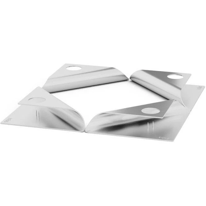 Höfats Lysestage Square, rustfrit stål (4 stk)