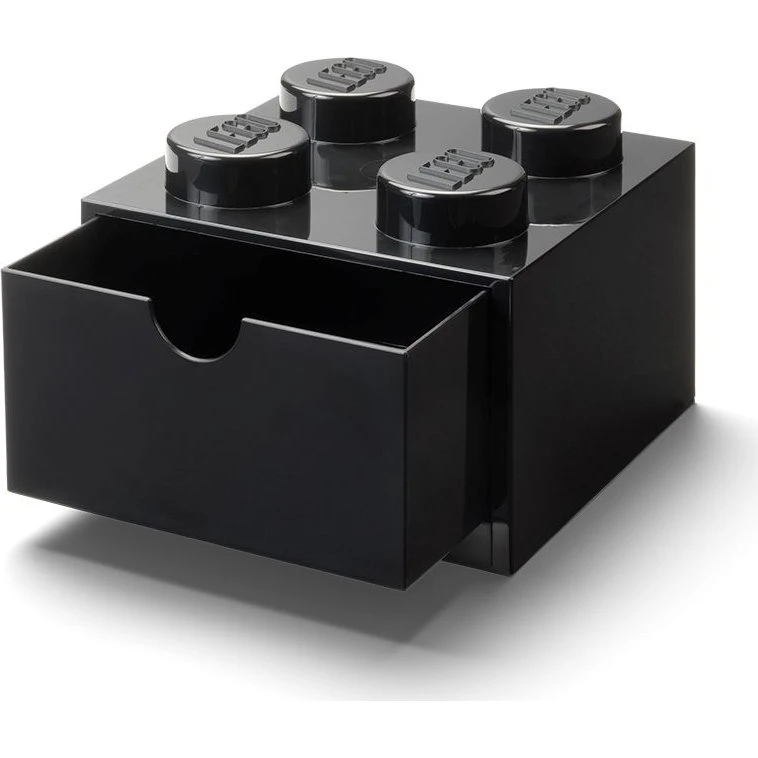 LEGO 4-knops skrivebordsskuffe, sort
