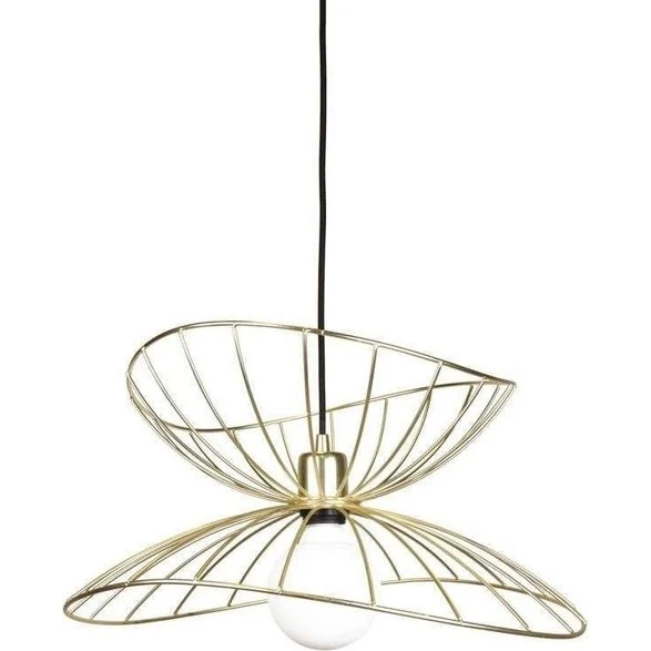 Globen Lighting Ray 45 Pendel Ø45 cm, børstet messing