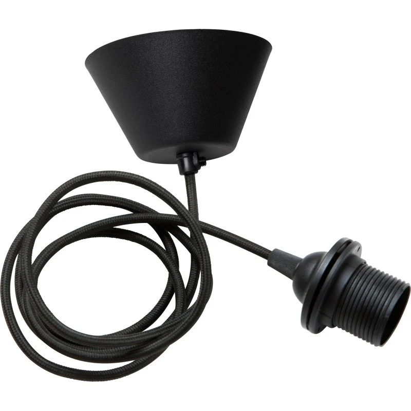 Watt & Veke loftsophæng E27 2 m, sort