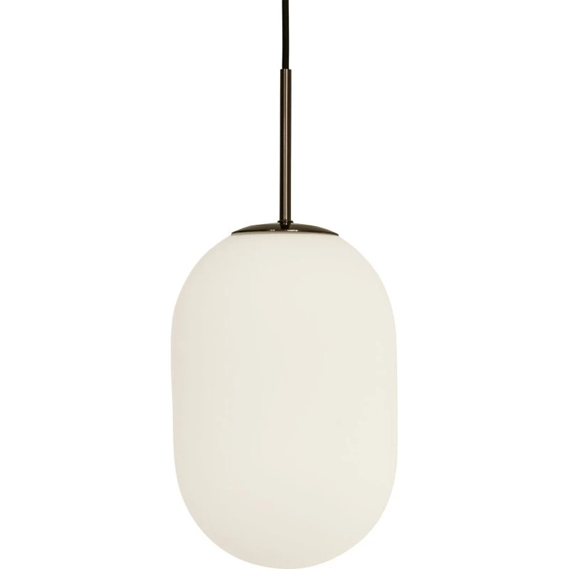 Watt & Veke Noor Pendel M Ø18 cm, Opal/Sort