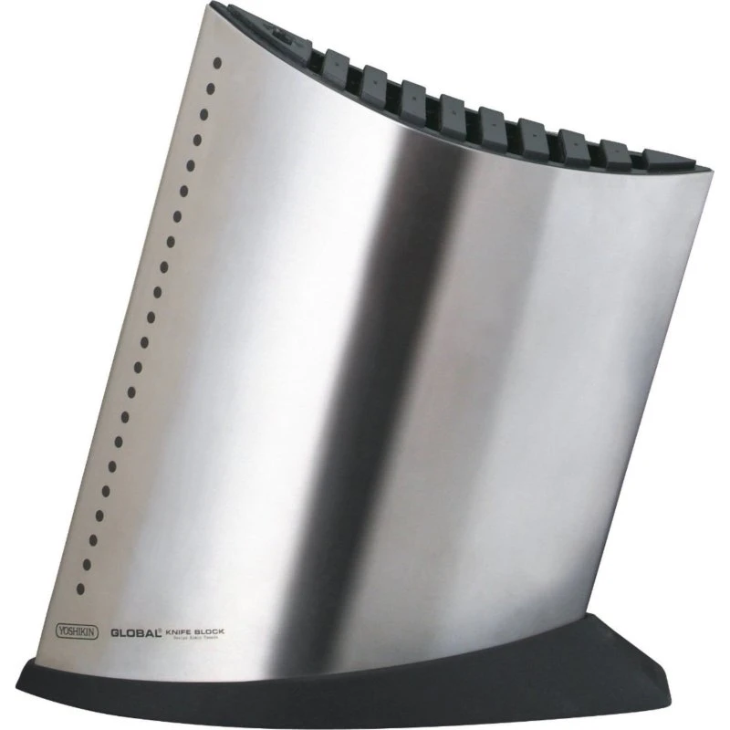 Global GKB-52 knivblok 9+1, rustfrit stål