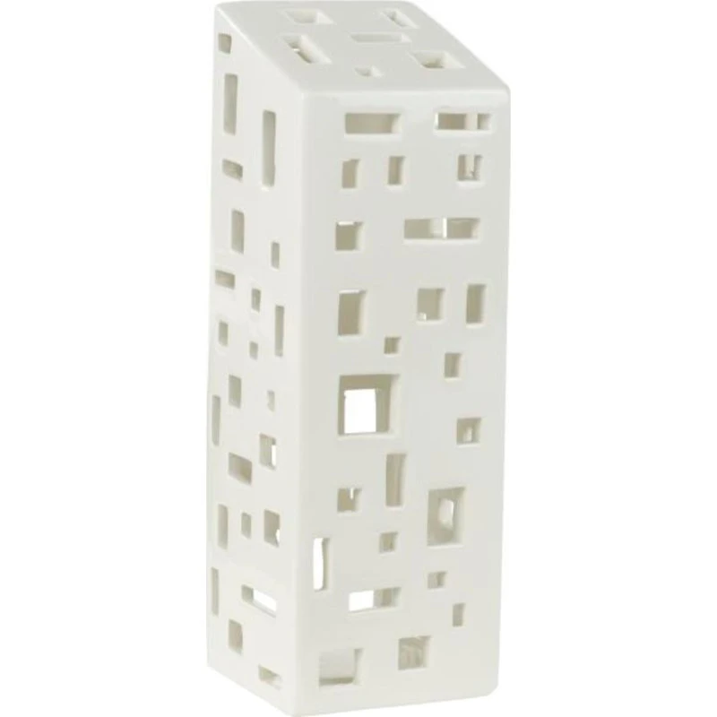 Kähler Urbania Lyshus Højhus 22 cm, hvid