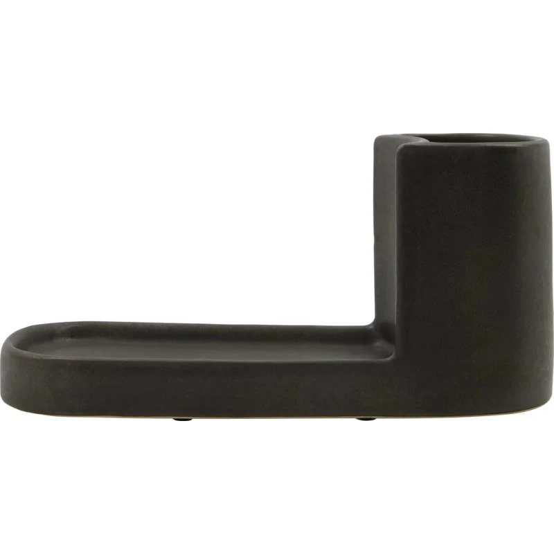 Meraki Datura Børste- og sæbeholder XL, mørkegrå