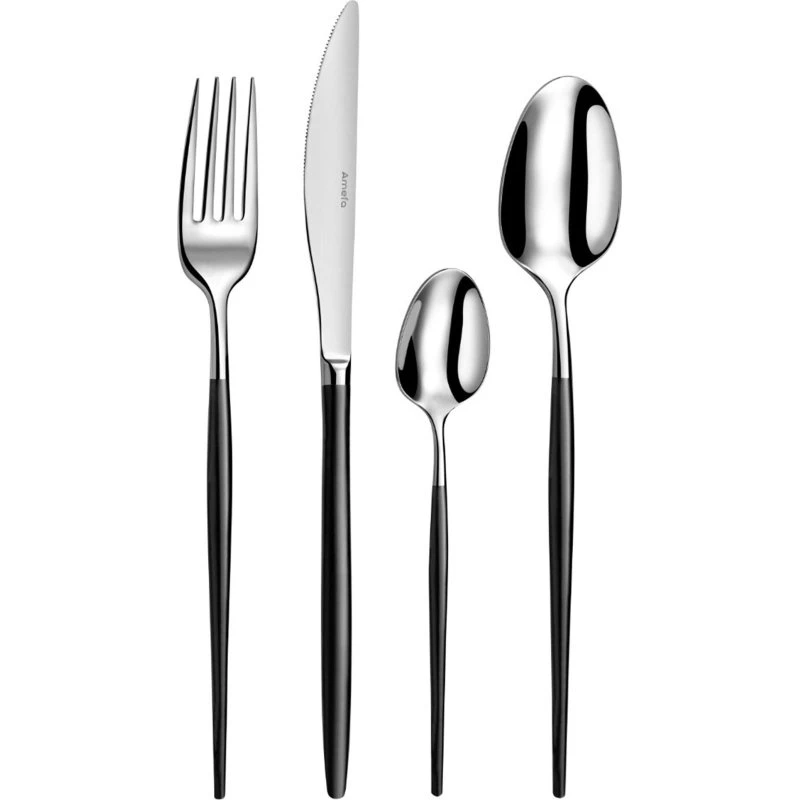 Amefa Soprano bestiksæt 16 dele, sort