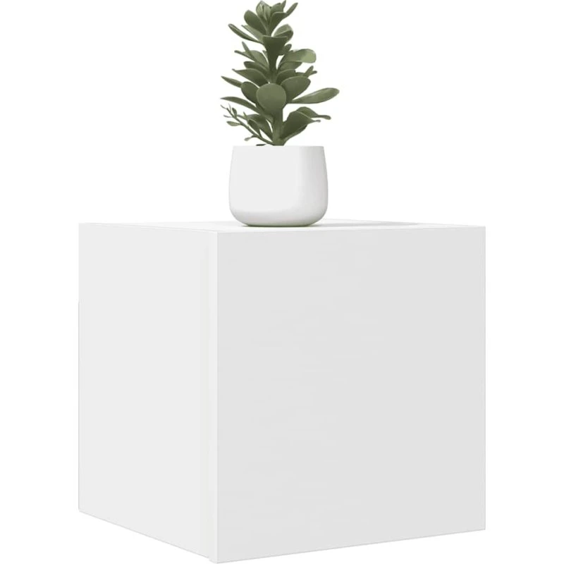 Væghængt tv-skab 30,5x30x30 cm – brun eg