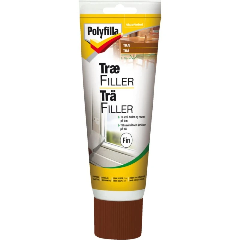 Polyfilla Fin træfiller 330 g - brun