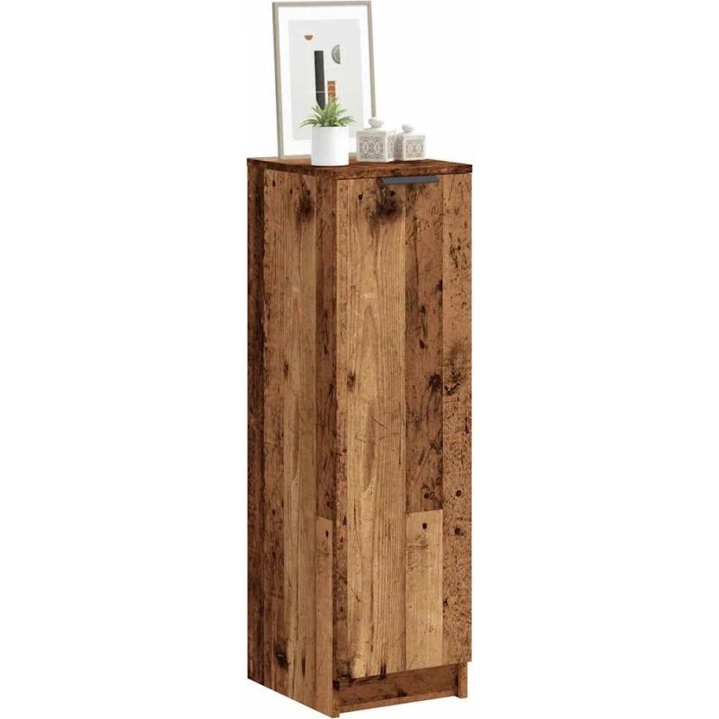 vidaXL skoreol 29,5x35x100,5 cm konstrueret træ - gammelt træ-look