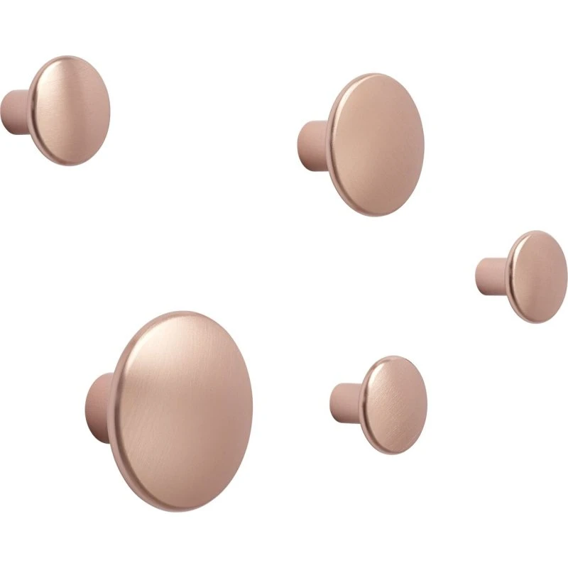 Muuto Dots Metal, 5 stk – Rose