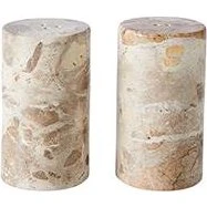 MUUBS Vita salt- & pebersæt Seashell i marmor