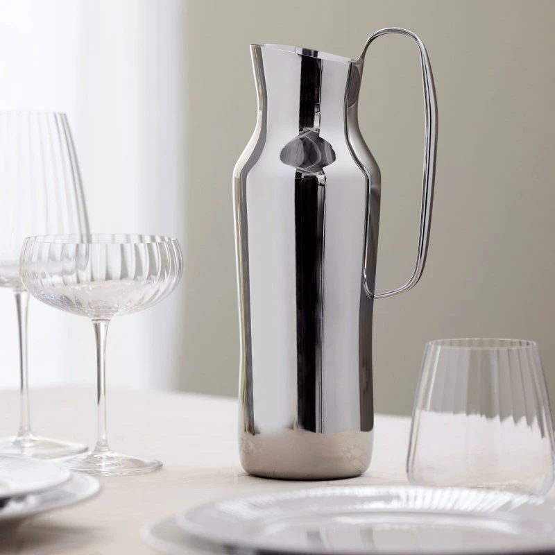 Gense Dorotea karaffel 30 cm blankt stål