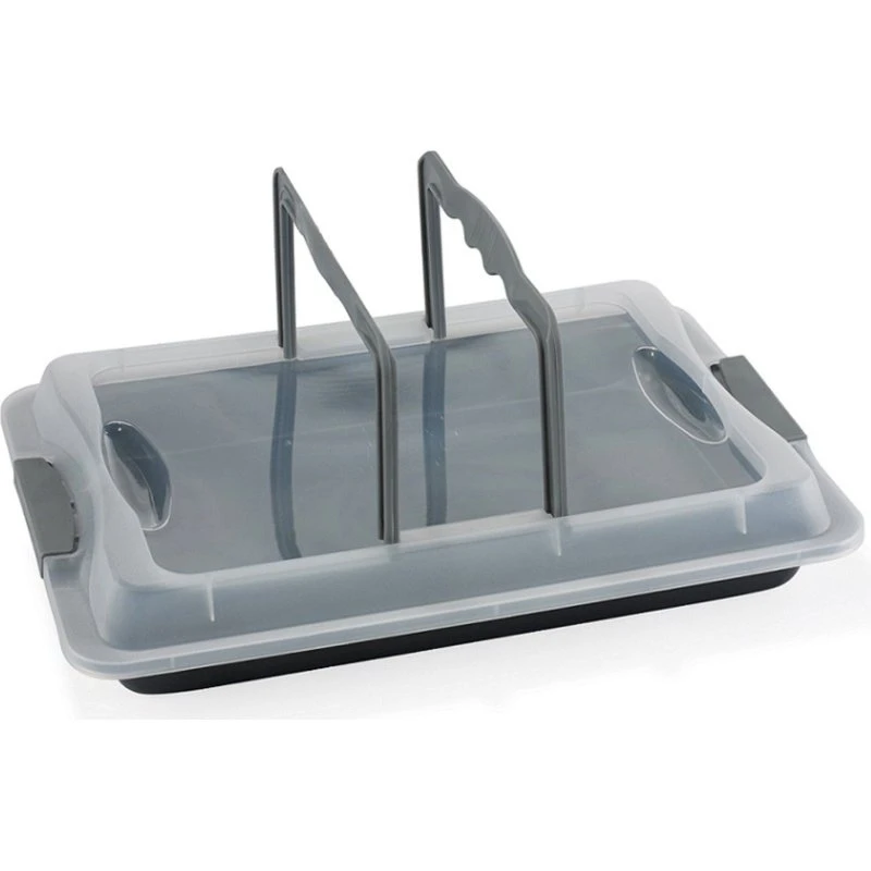 Funktion Bradepande med låg 42 x 29 cm, grå