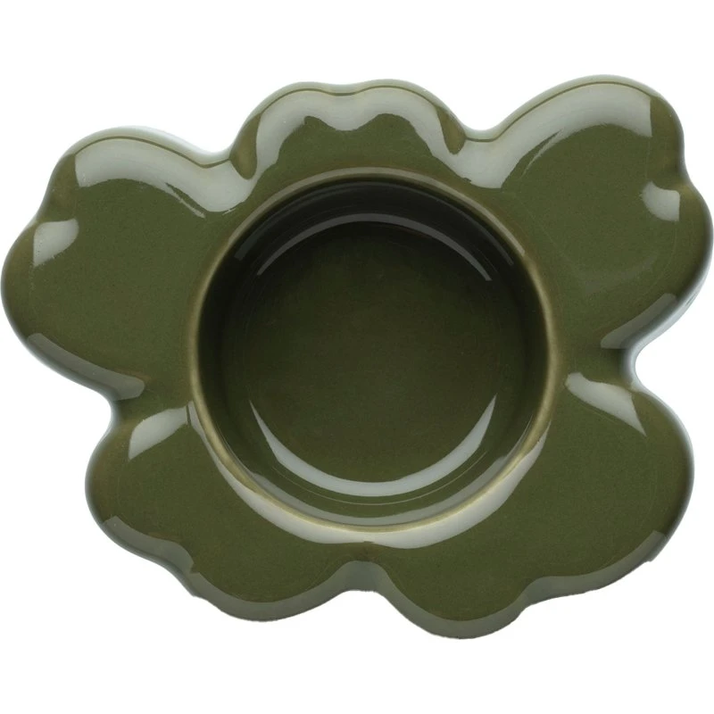 Marimekko Unikko fyrfadsstage 10 cm, grøn