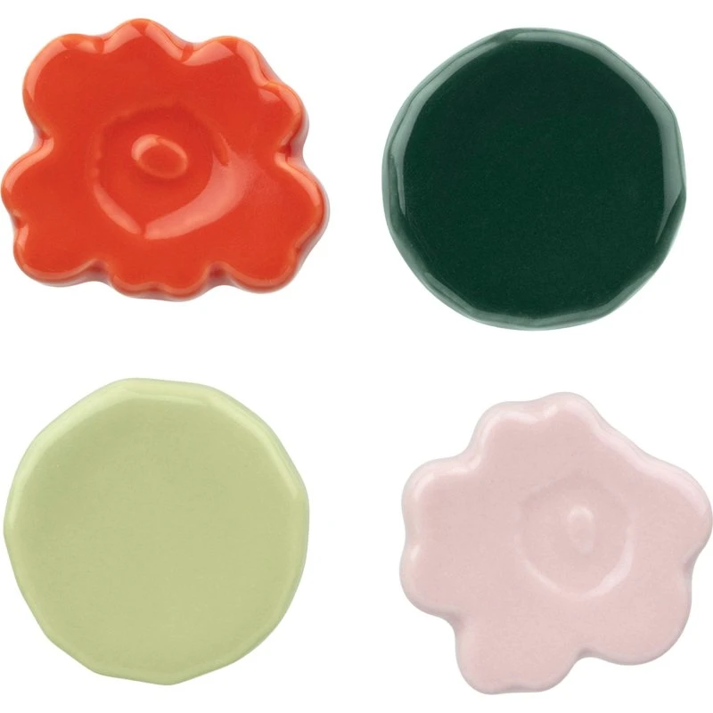 Marimekko Unikko & Kivet minibrikker til spisepinde, 4 stk