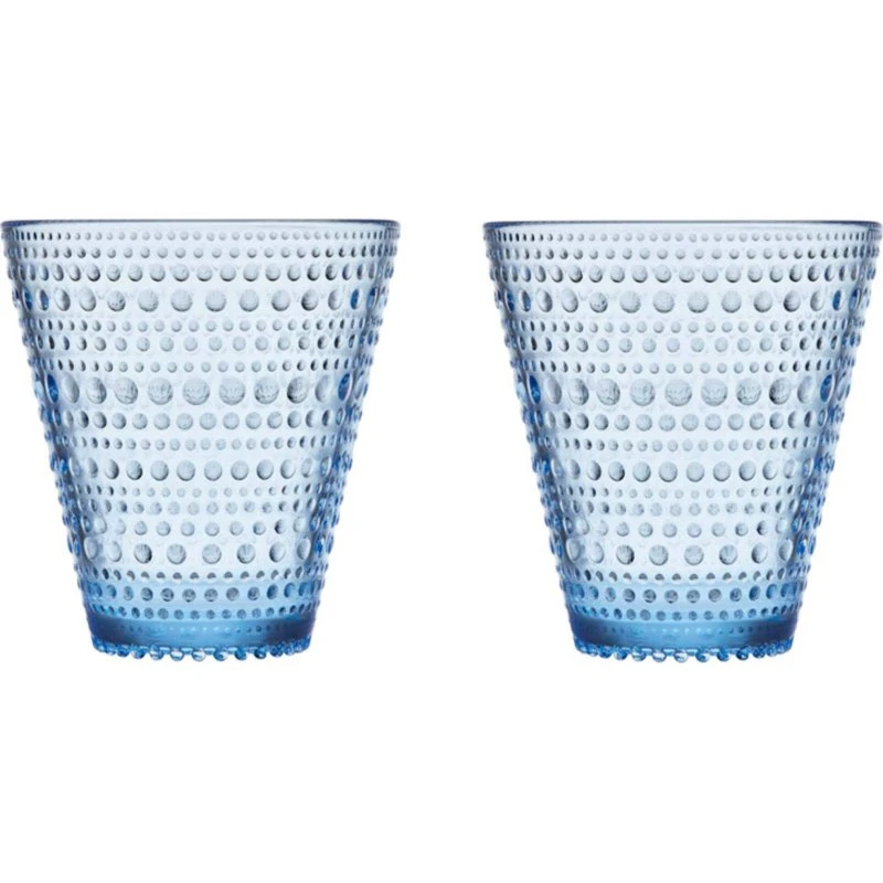 Iittala Kastehelmi drikkeglas 30 cl 2 stk. aqua