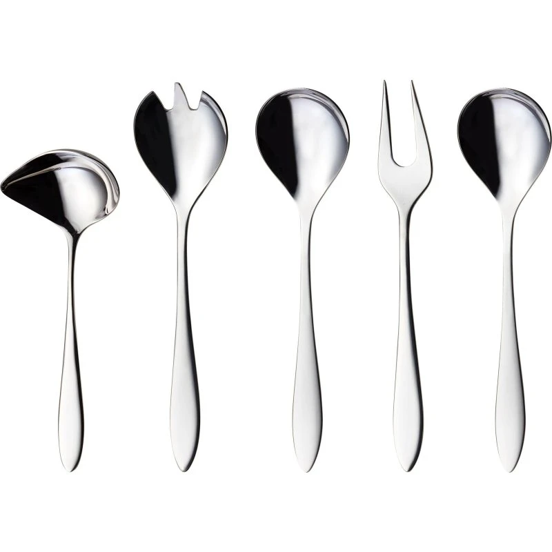 Hardanger Bestikk Fjord serveringssæt 5 dele