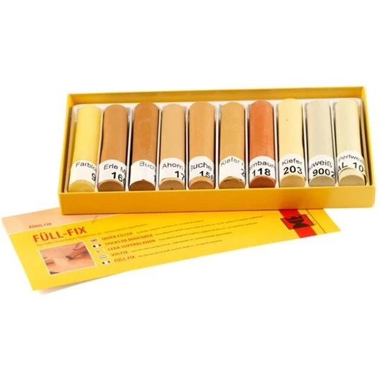 Füll-Fix Møbelvoks Sortiment 10 ass. farver (8 cm)