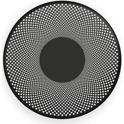 Northern Glint LED-væglampe Ø25 cm, Sort