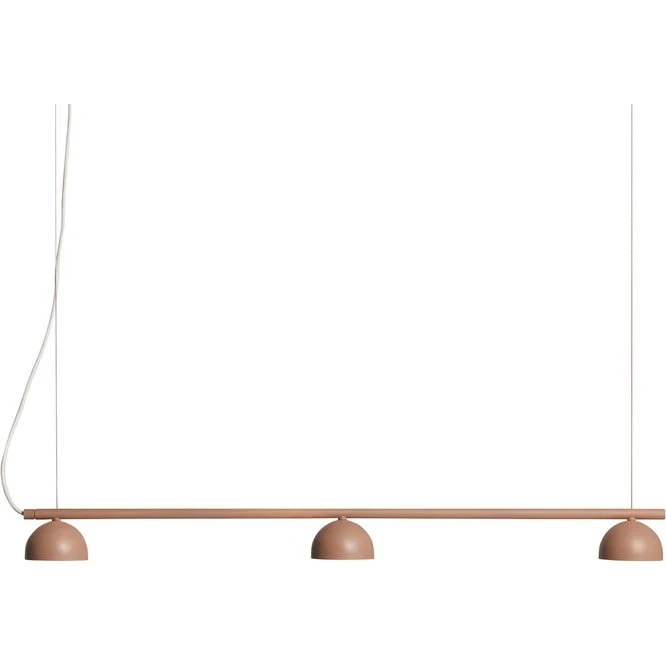 Northern Blush Rail 3 pendel Warm Beige
