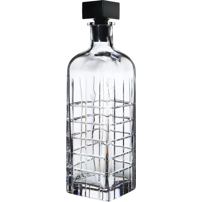 Orrefors Street karaffel 78 cl med mat sort låg