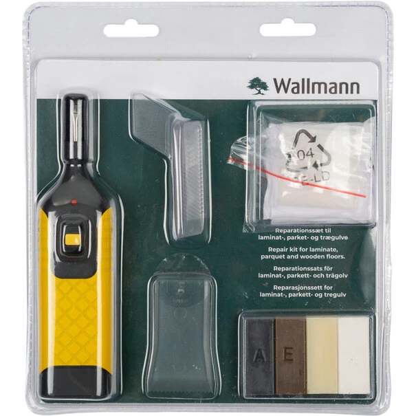 Wallmann Gulvreparationssæt 9 dele til laminat og trægulve