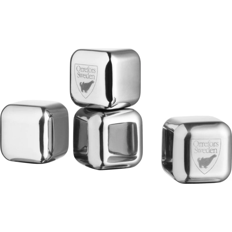 Orrefors City isterninger 4 stk, rustfrit stål