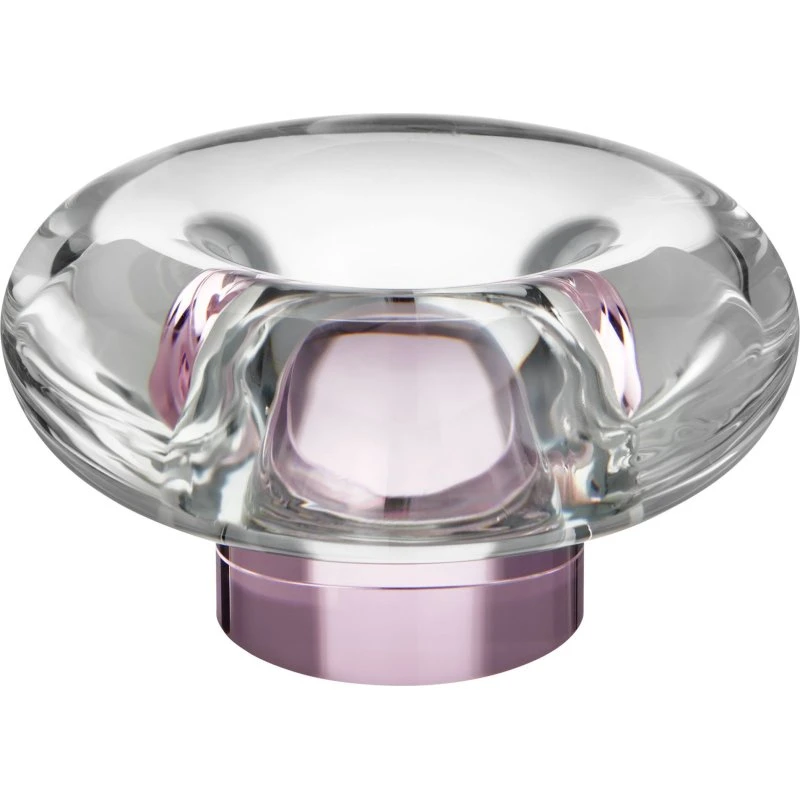 Kosta Boda Orion fyrfadsstage 63 mm rosa