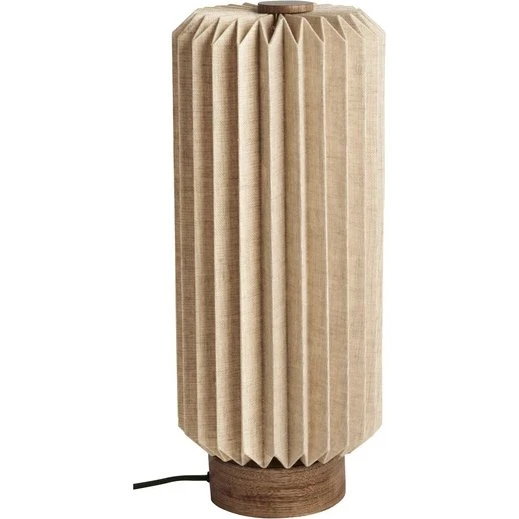 Watt & Veke Alba bordlampe, hør/natur, 37 cm