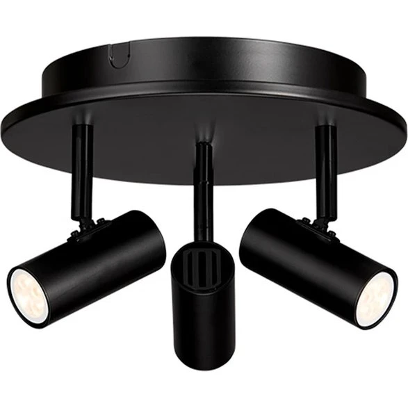 Belid Cato Triospot loftlampe 3-spot mat sort